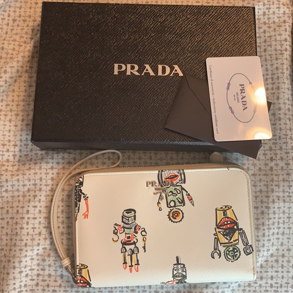 Prada robot cell wallet wristlet - Picture 4 of 5